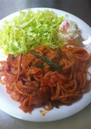 喫茶店のナポリタン(*^◯^*)-レシピのメイン写真