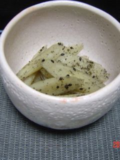 ごぼうのゴマまぶし-レシピのメイン写真