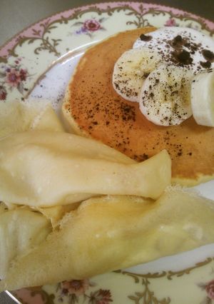 ホットケーキ焼くなら最後にクレープも☆-レシピのメイン写真