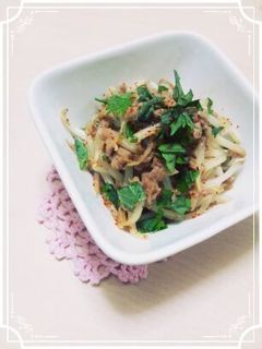 簡単節約!ツナもやしの醤油炒め-レシピのメイン写真