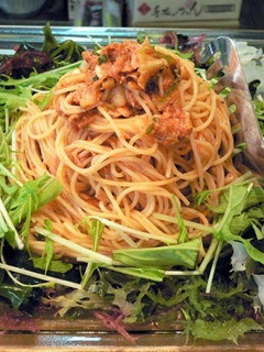 キムチとツナの混ぜるだけパスタ-レシピのメイン写真