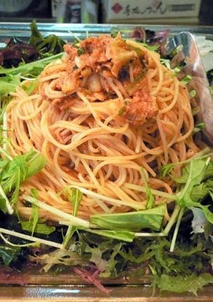 キムチとツナの混ぜるだけパスタ-レシピのメイン写真