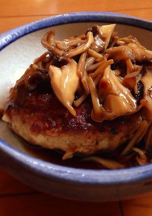 たっぷりキノコ☆和風豆腐ハンバーグ-レシピのメイン写真