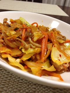 ご飯がすすむ豚キム炒め-レシピのメイン写真