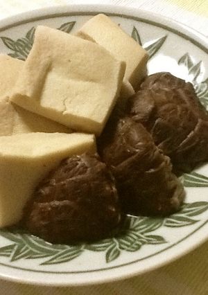 干し椎茸と高野豆腐の含め煮-レシピのメイン写真