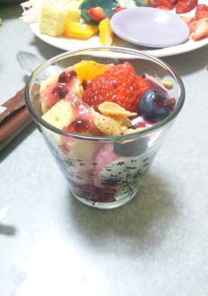 お手軽手作りパフェ-レシピのメイン写真