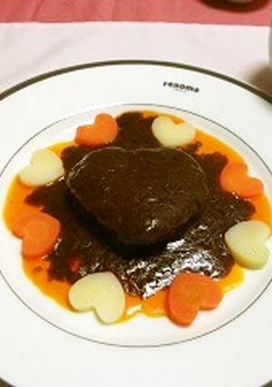バレンタインデー☆ハンバーグ-レシピのメイン写真