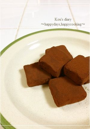 ふつうの生チョコ*-レシピのメイン写真