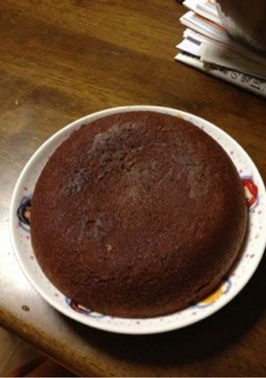 チョコのスポンジケーキ-レシピのメイン写真