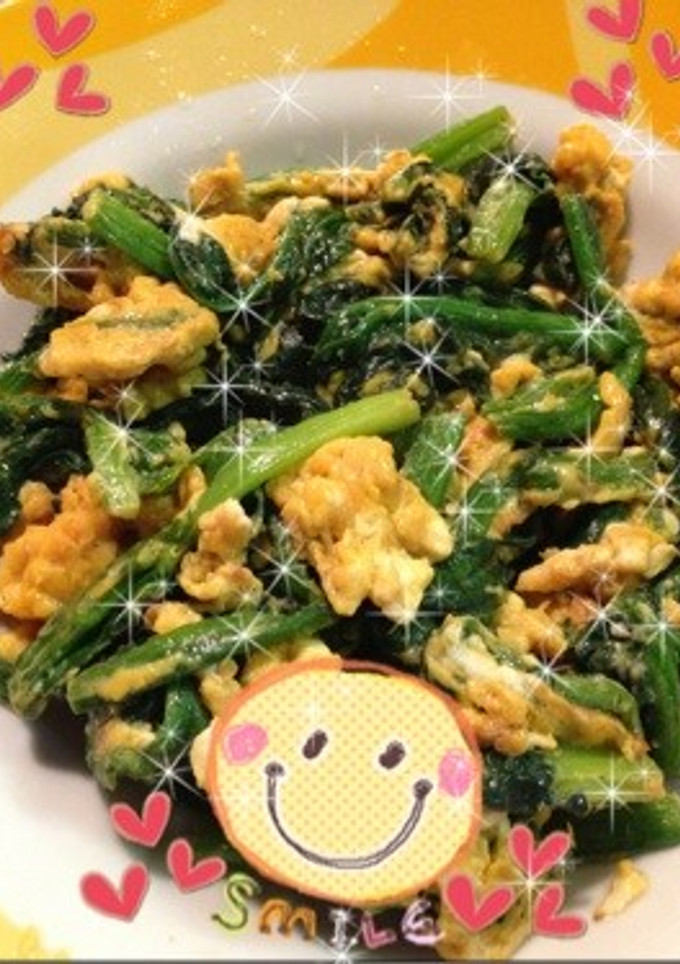ほうれん草の卵炒り♪-レシピのメイン写真