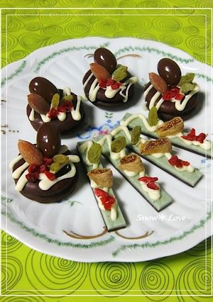 バレンタイン♡自由にデコチョコ-レシピのメイン写真