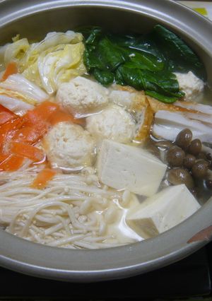 ふわふわヘルシー肉団子鍋-レシピのメイン写真