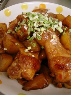 新じゃがと鶏手羽元の甘辛煮-レシピのメイン写真