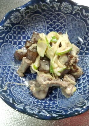 鳥レバと蒟蒻のサラダ-レシピのメイン写真