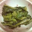 電子レンジで簡単! 菜の花の辛子和え