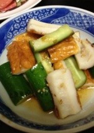 ちくわとキュウリのレモン甘酢だれ-レシピのメイン写真