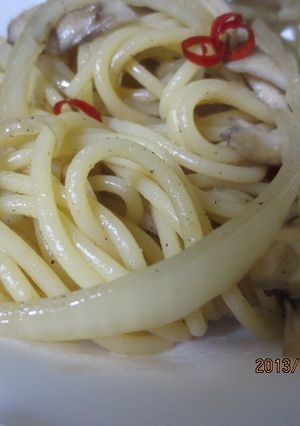 マイタケスパゲティー-レシピのメイン写真