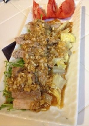 豚バラブロックでさっぱり蒸し-レシピのメイン写真