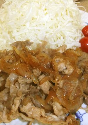 豚コマしょうが焼き-レシピのメイン写真