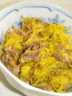 菊の花とさば缶のあえもの-レシピのメイン写真