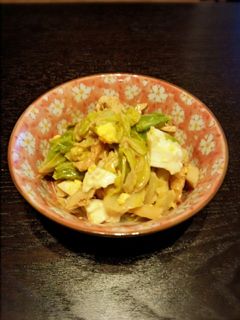 キャベツ*ちくわ*あげの味噌マヨ和え☆-レシピのメイン写真
