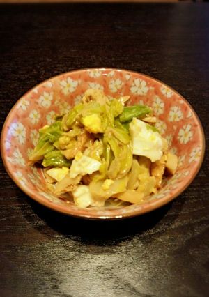 キャベツ*ちくわ*あげの味噌マヨ和え☆-レシピのメイン写真