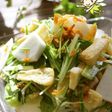 蕪と水菜と小海老のサラダ