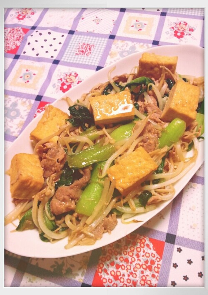 お仕事帰りの！野菜と厚揚げの激旨みそ炒め-レシピのメイン写真