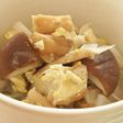 厚揚げとしいたけの食べる和風スープ