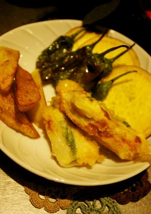 ちくわＩＮカニカマと大葉の天ぷら-レシピのメイン写真