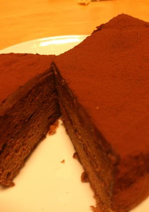 簡単♪軽くて甘くないチョコケ—キ♪-レシピのメイン写真