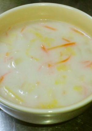 白菜とカニカマのミルクスープ-レシピのメイン写真