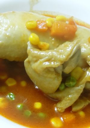 超簡単☆鶏もも肉のケチャップ煮★-レシピのメイン写真