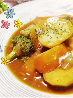 塩麹ビーフシチュー(^^♪-レシピのメイン写真
