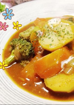 塩麹ビーフシチュー(^^♪-レシピのメイン写真