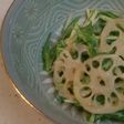 レンコンと水菜のマヨぽんサラダ