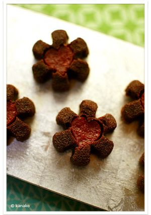 ✽ジュレの花のチョコレートフィナンシェ✽-レシピのメイン写真