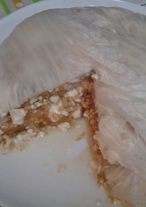 ヘルシー麻婆豆腐で白菜ドーム♪-レシピのメイン写真
