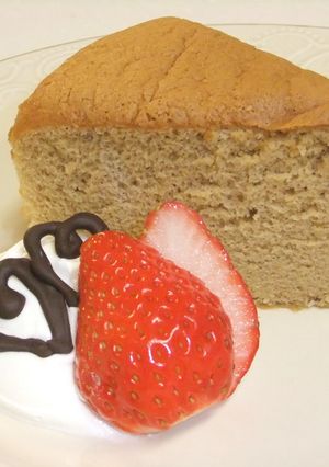 丸型で♡しっとり紅茶シフォンケーキ-レシピのメイン写真
