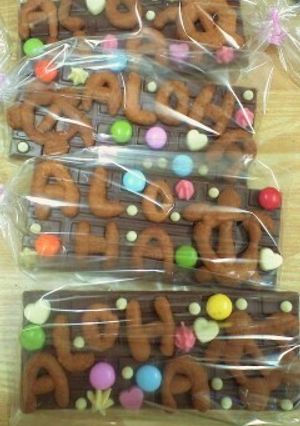 ★市販の板チョコで。簡単デコチョコ★-レシピのメイン写真