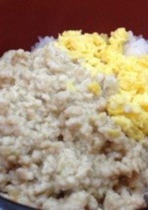 塩麹 鶏そぼろご飯-レシピのメイン写真