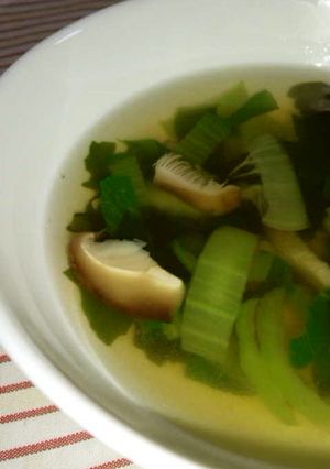 チンゲン菜の中華スープ-レシピのメイン写真