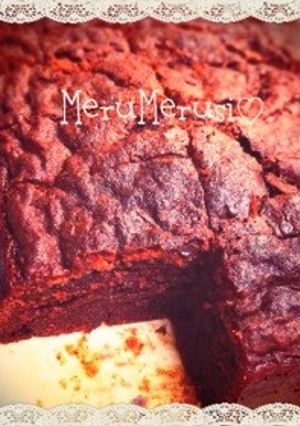 ブラウニー風ココアケーキ♪-レシピのメイン写真