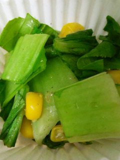 レンジでチンゲン菜のおかず-レシピのメイン写真