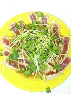マグロ刺し身のあぶりやき-レシピのメイン写真