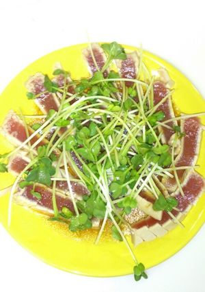 マグロ刺し身のあぶりやき-レシピのメイン写真