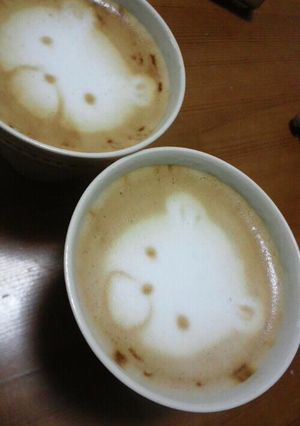 家カフェ☆簡単キャラテアート☆-レシピのメイン写真