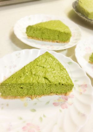 お豆腐の抹茶チーズケーキpart2-レシピのメイン写真