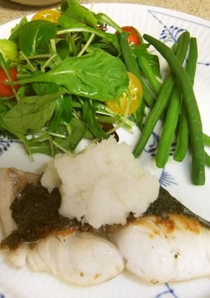 目鯛のバターソテーおろし添え-レシピのメイン写真