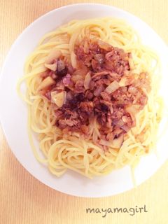 簡単♪玉ねぎとツナのバター醤油パスタ-レシピのメイン写真